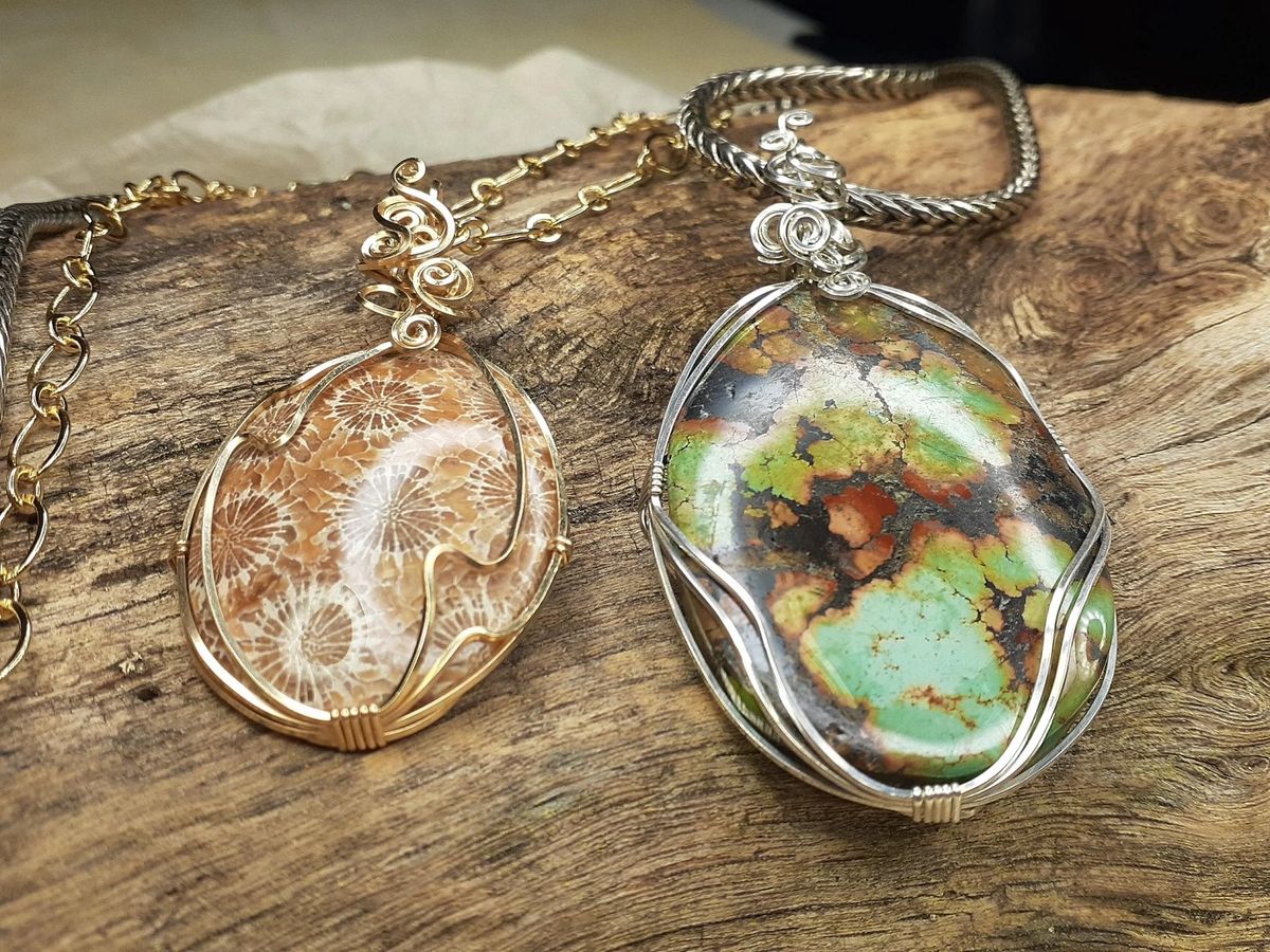 PREMIUM WIREWRAPPED PENDANT NECKLACES